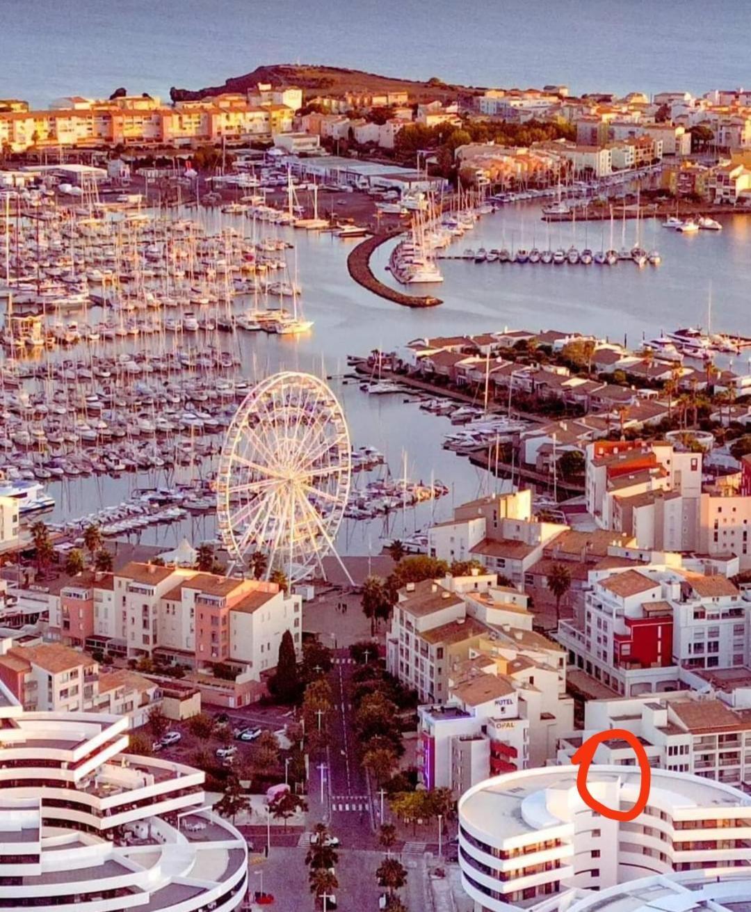 Port Studio Piscine, Parking, Prive,Navette Aeroport Agde Dış mekan fotoğraf